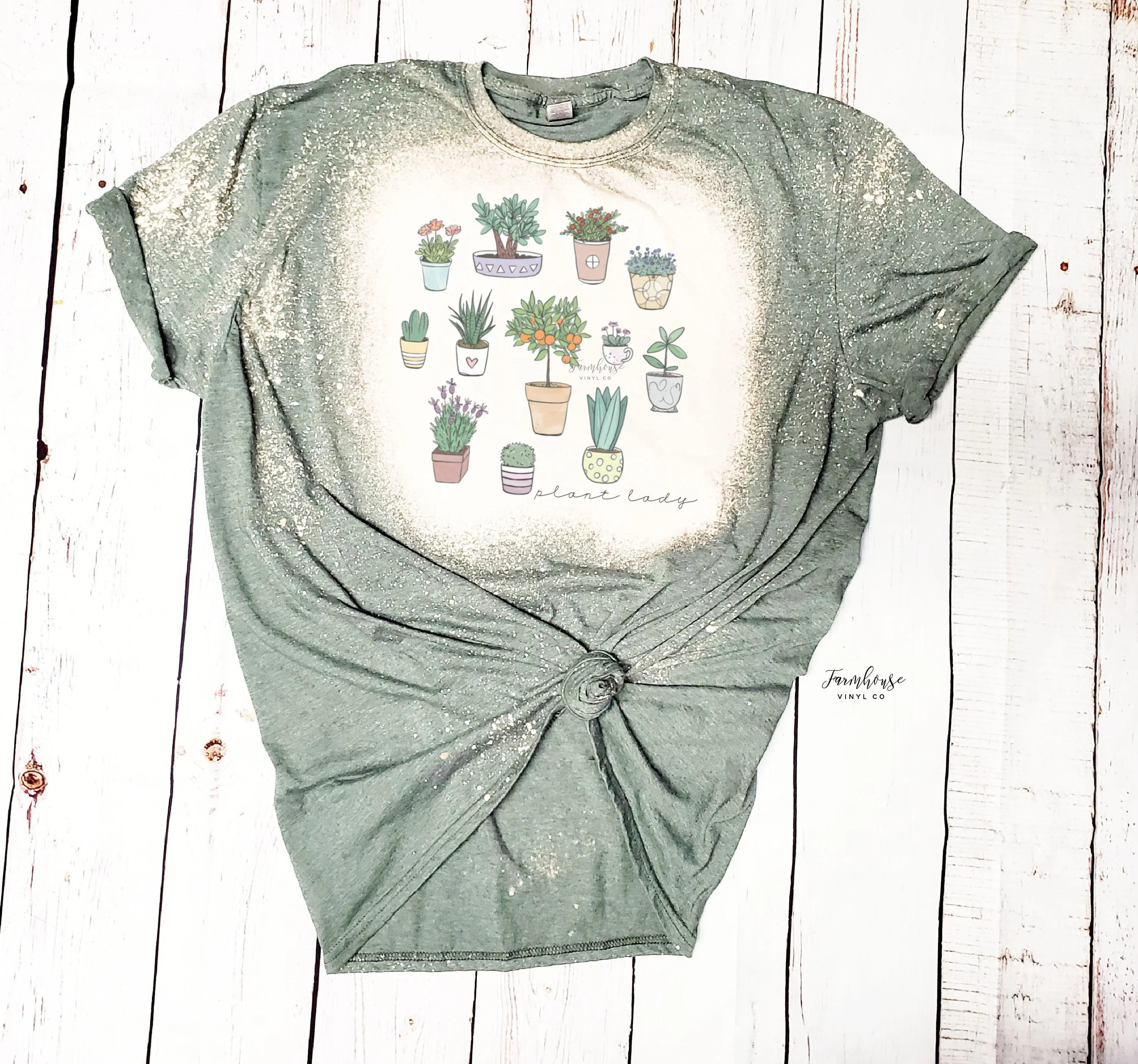 Plant Lady Bleached Shirt