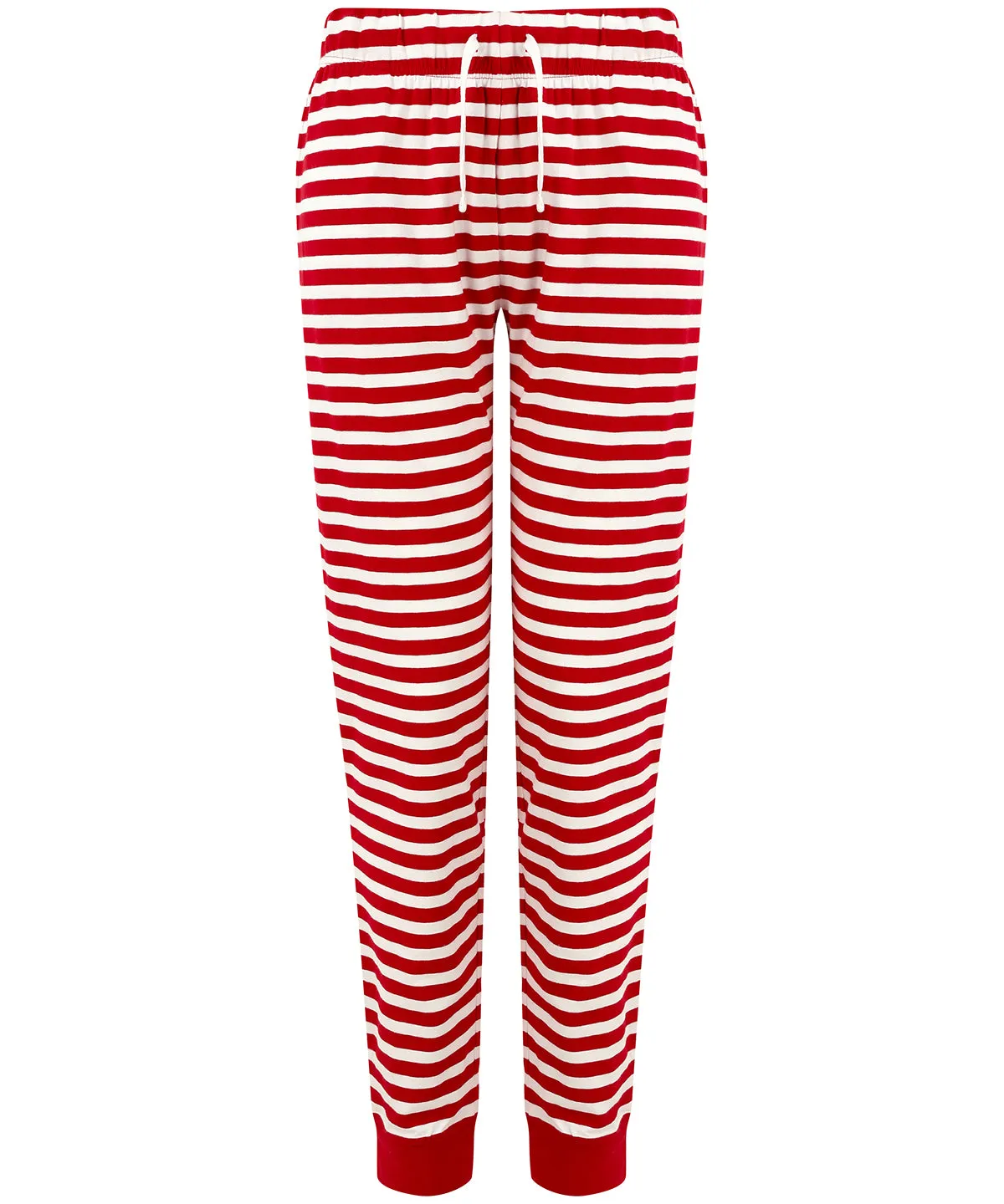 Red/White Stripes - Women's cuffed lounge pants