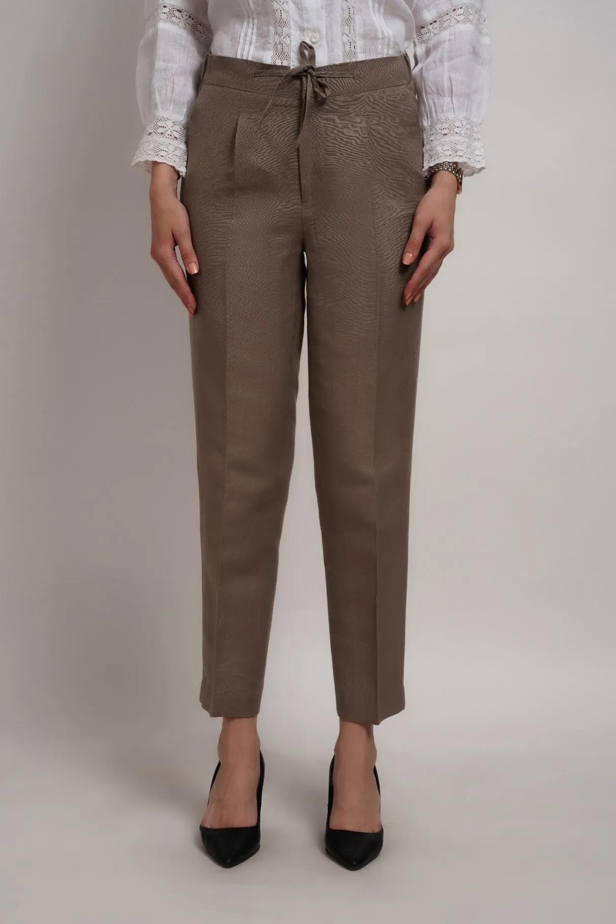 Sage Green Italian  Trouser