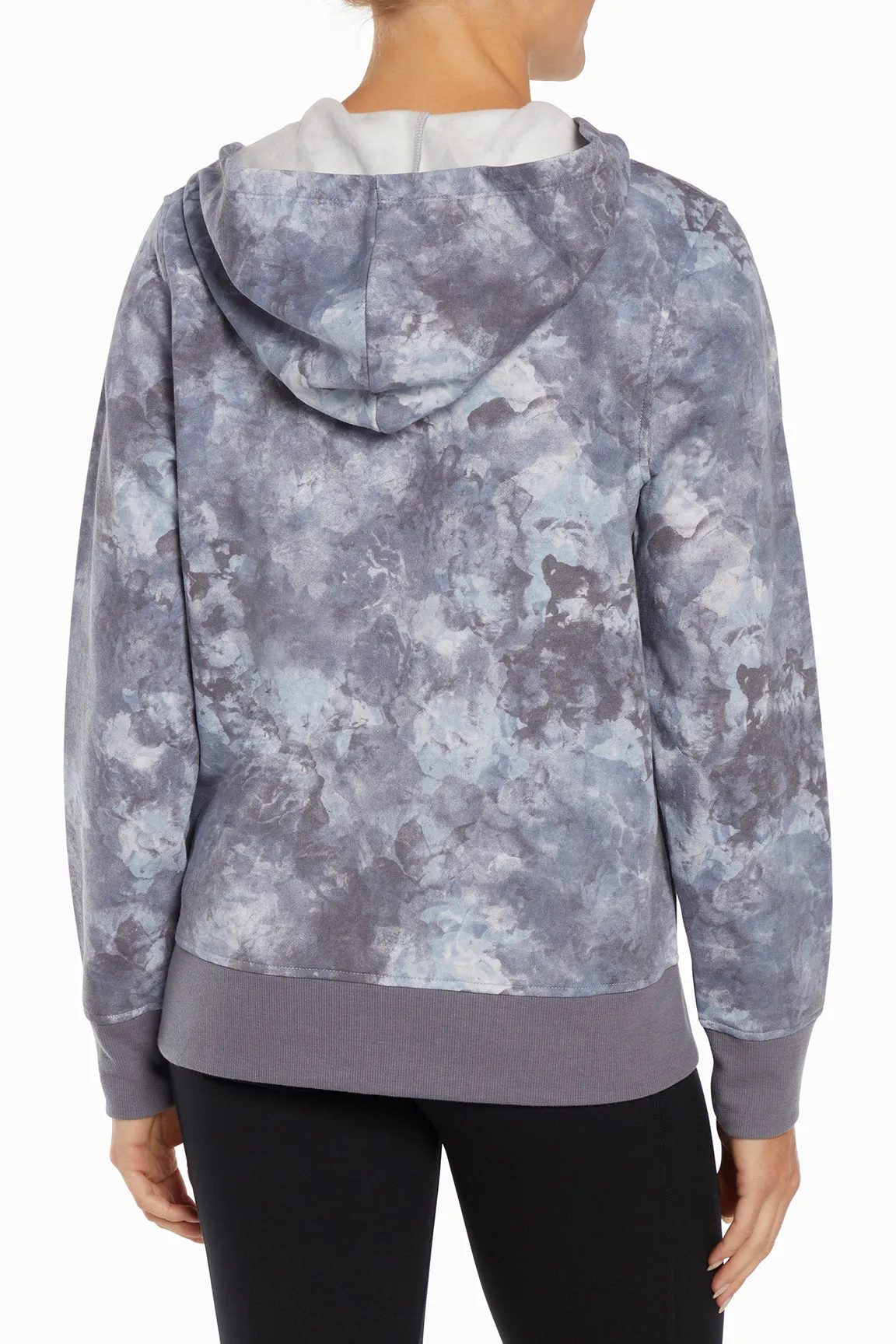 Sofie Hoodie Jacket - Partly Cloudy Faded Nature