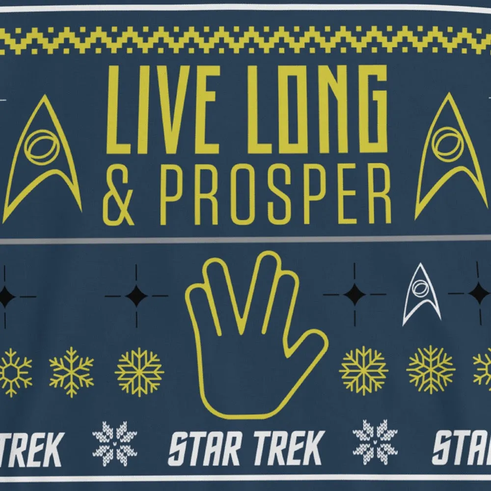 Star Trek Live Long & Prosper Holiday Crewneck Sweatshirt