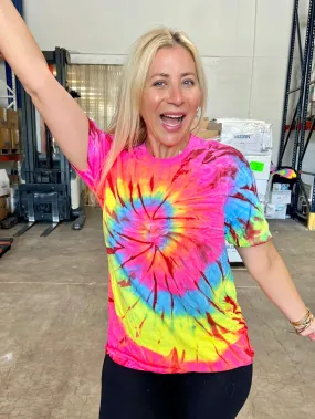 Strawberry Blast Tie-Dye Tee