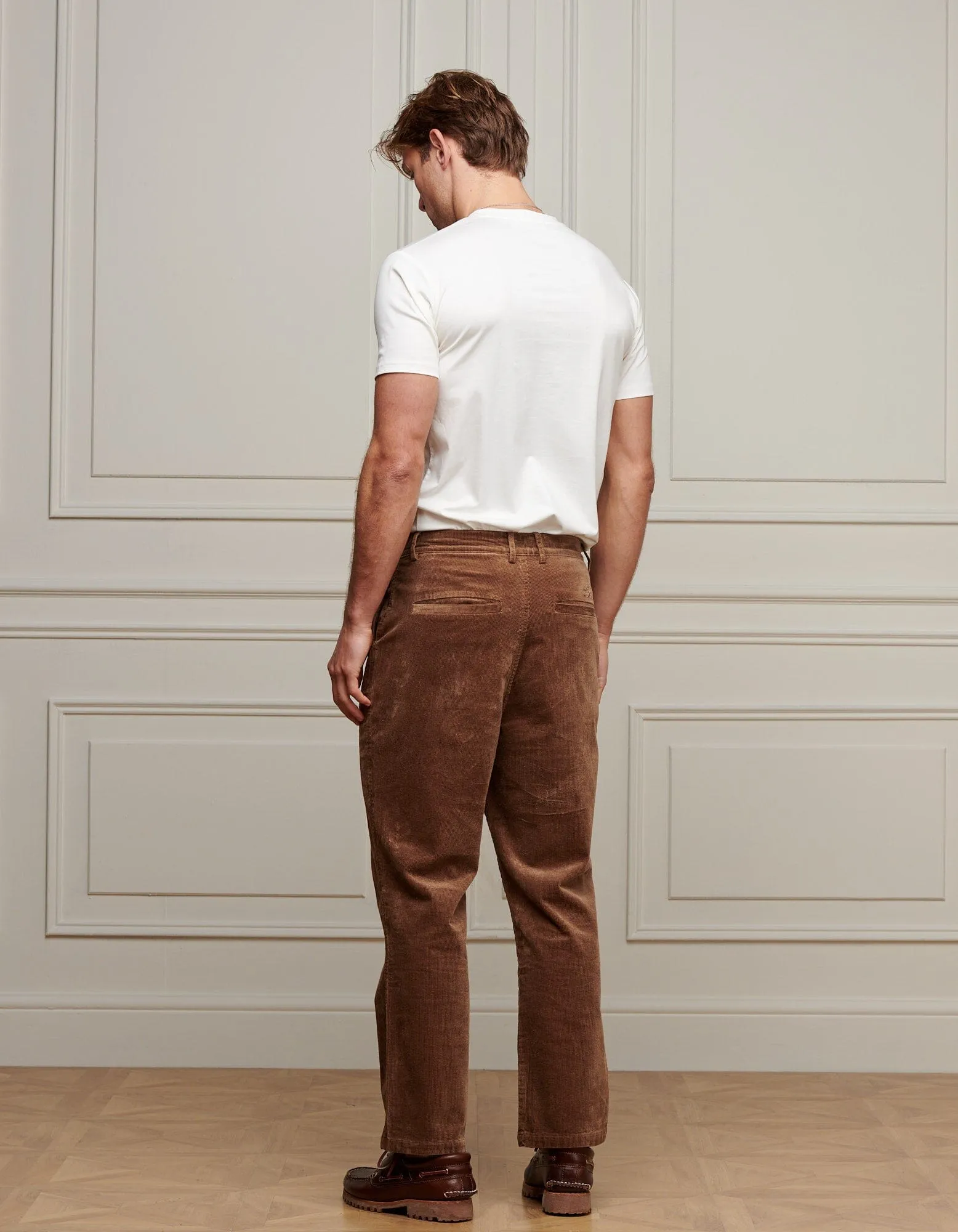 Tan Corduroy Trouser