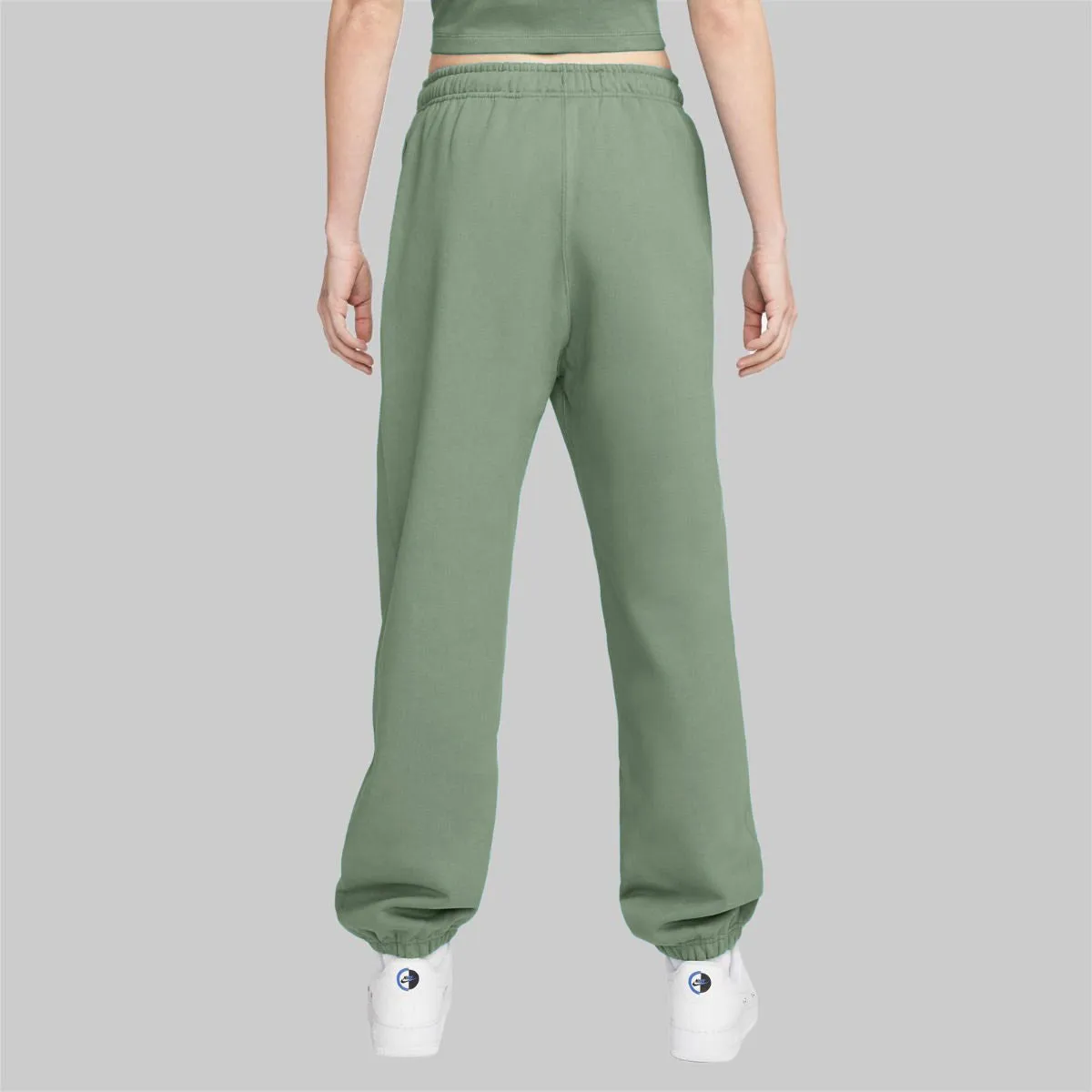 Women's Fleece Pants Elastic bottom (Mint Green)