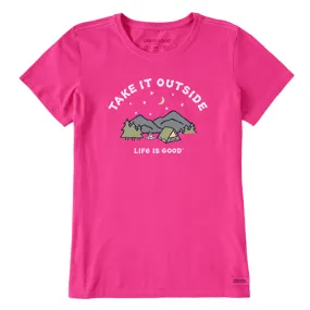 Women's Take it Outside Camping Short Sleeve Tee